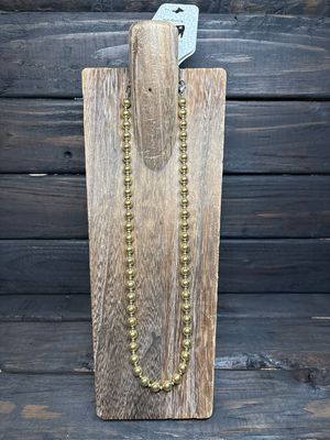 Gold Hematite &amp; Navajo Pearls