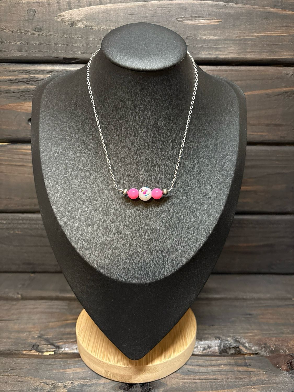 Paint Splatter &amp; Glass Bead Stacker