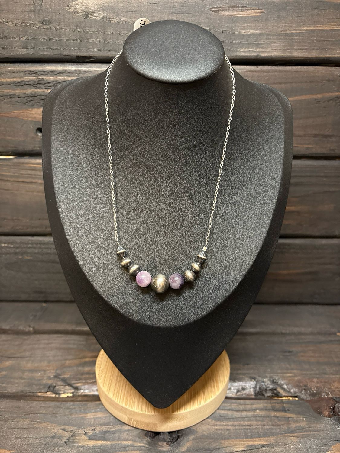 Amethyst &amp; Navajo Pearl Stacker