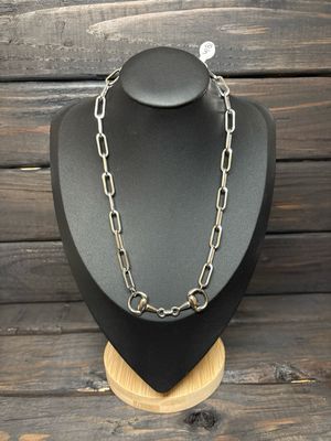 Large Paperclip Bridle Bit Chain