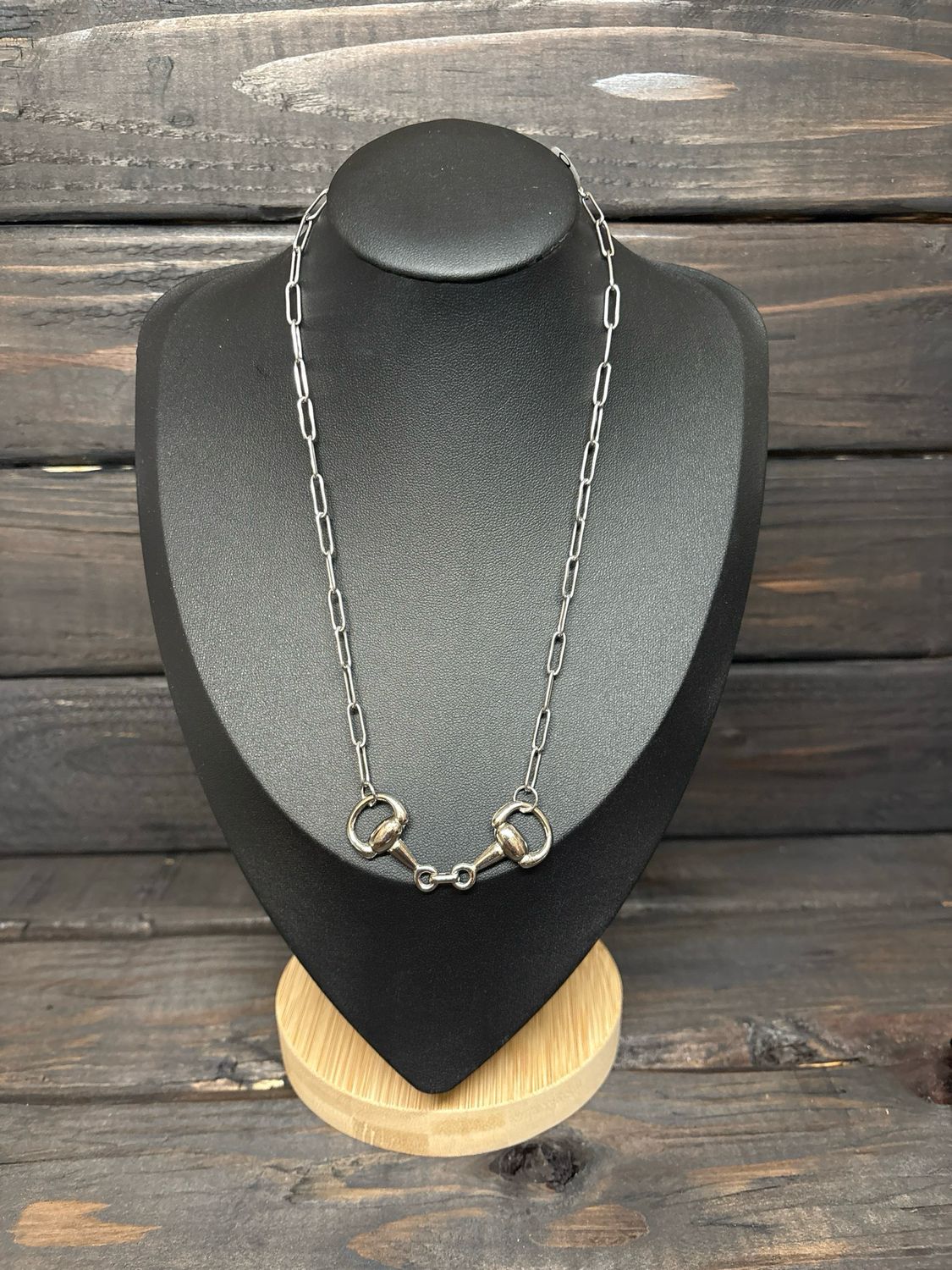 Paperclip &amp; Bridle Bit Necklace