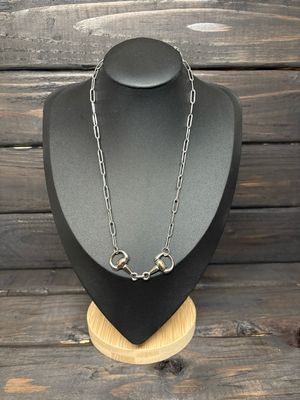 Paperclip &amp; Bridle Bit Necklace