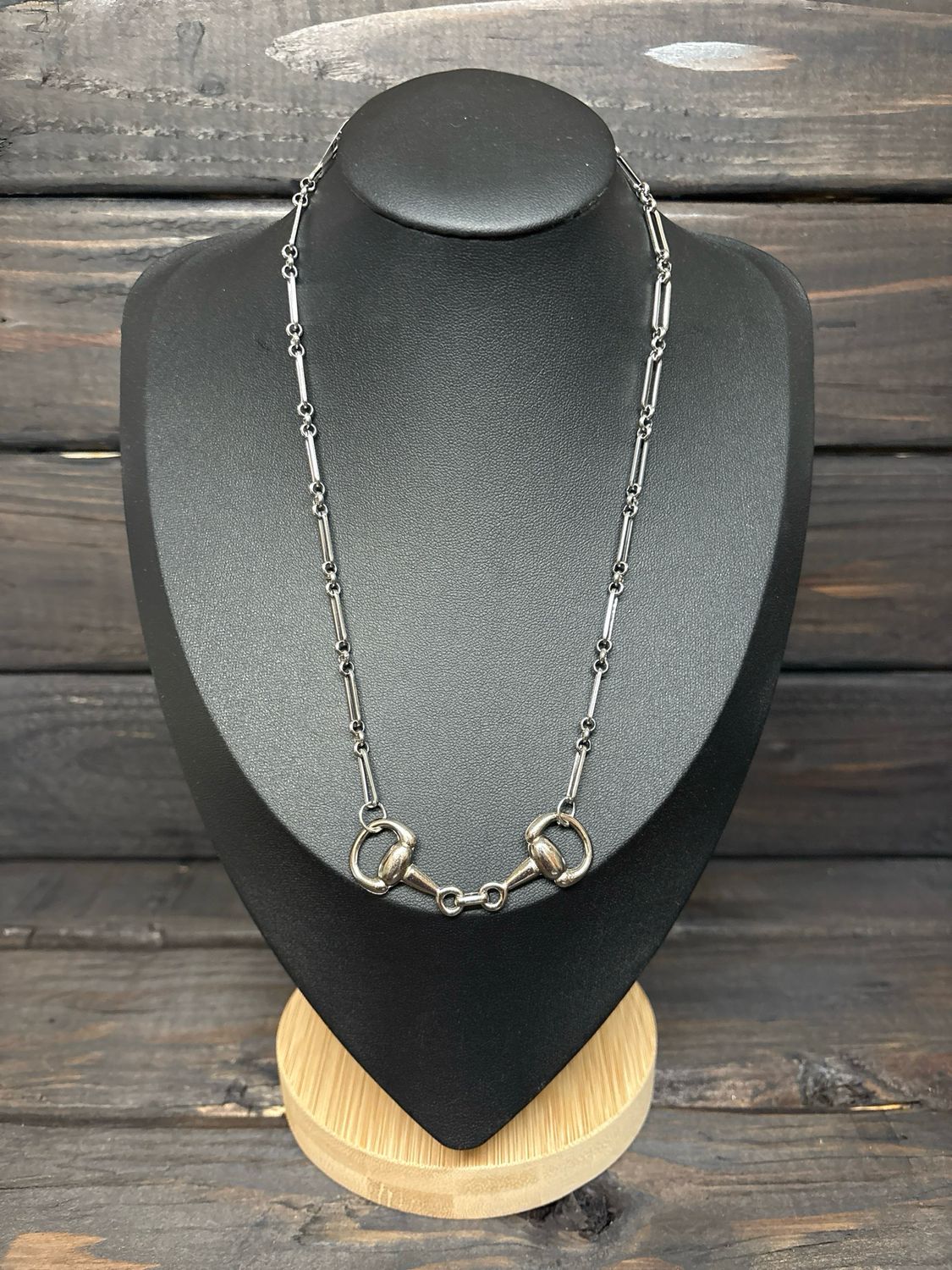 Paperclip &amp; Rolo Chain Bridle Bit
