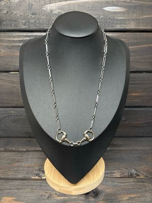 Paperclip &amp; Rolo Chain Bridle Bit