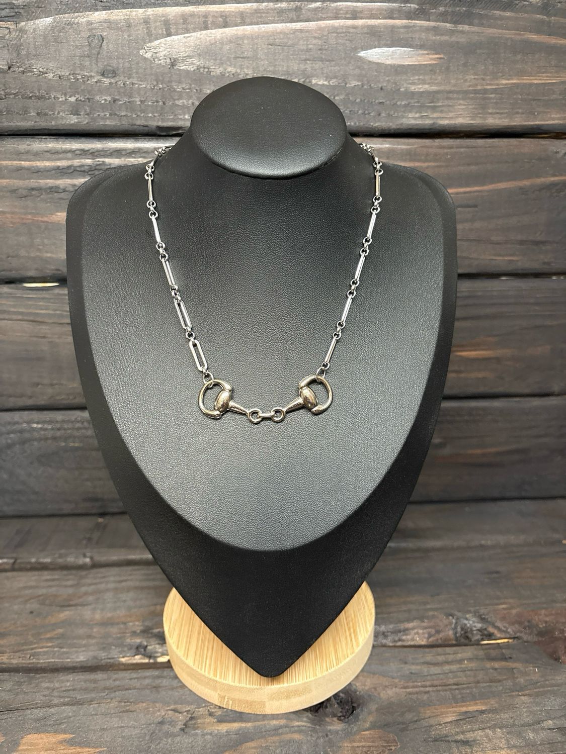 Paperclip &amp; Rolo Chain Bridle Bit