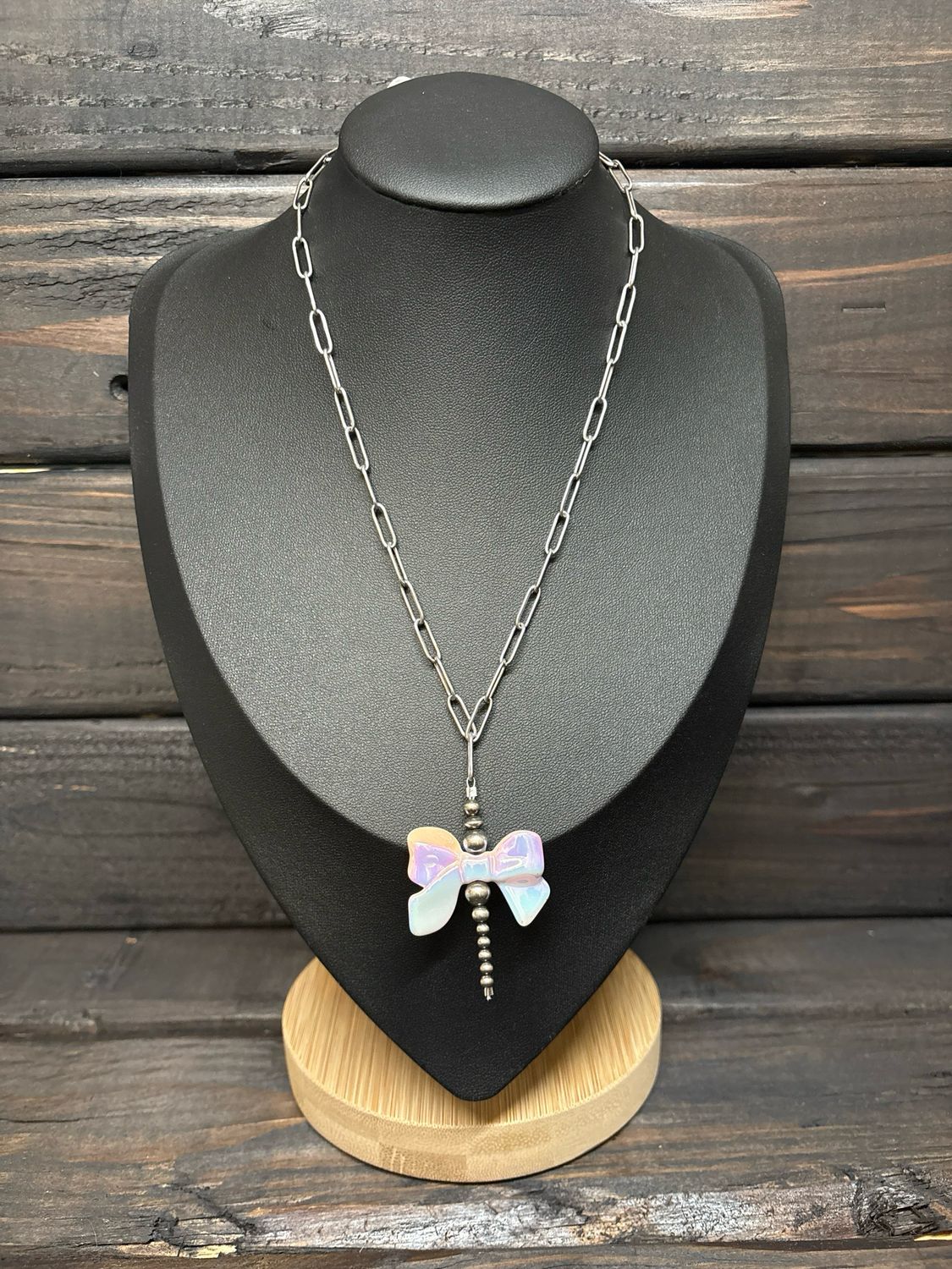Pink Bow Stacker