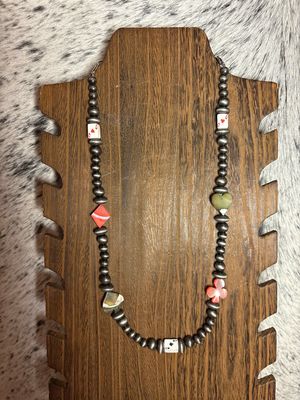 Deck Of Cards &amp; Faux Navajo Pearls