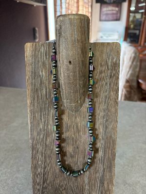 Faux Navajo Pearls &amp; Titanium