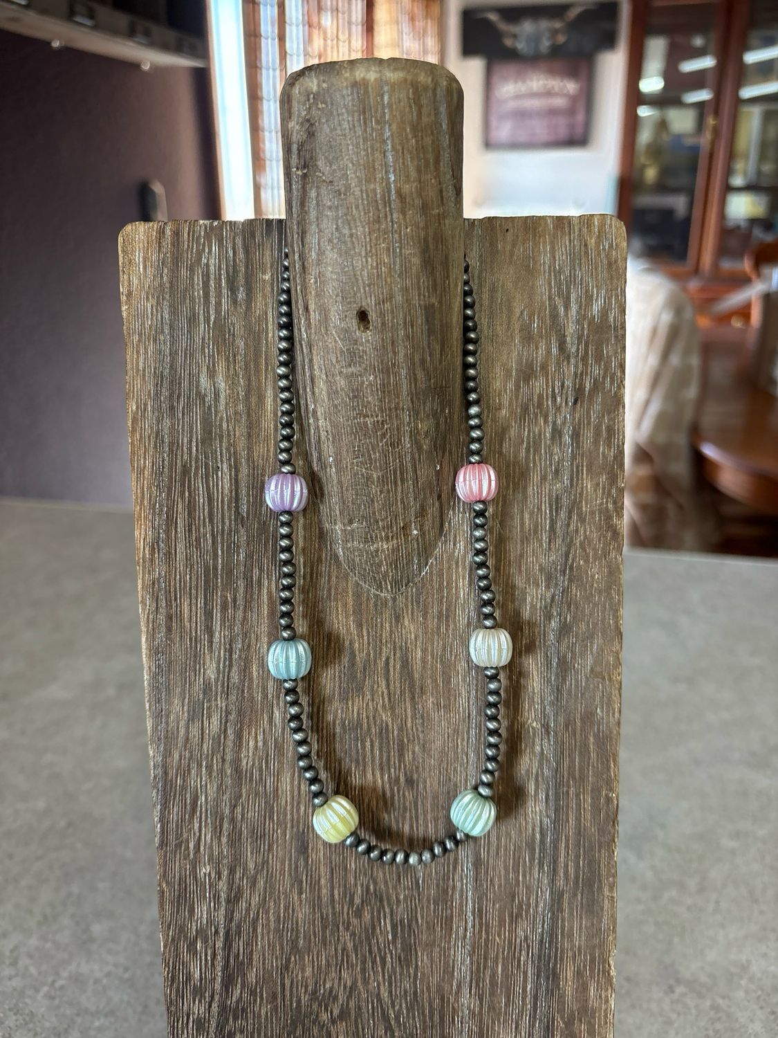 Faux Navajo Pearls &amp; Pastel Pumpkins