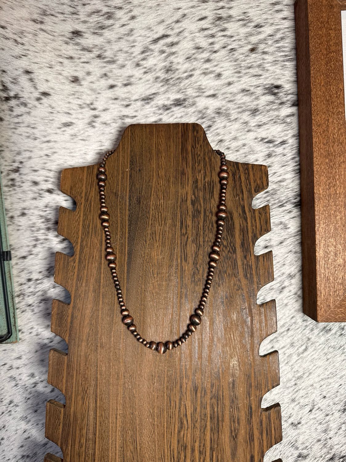 Faux Copper Navajo Pearls