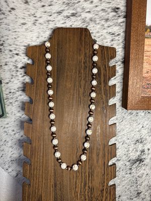 Faux Copper Navajo Pearls