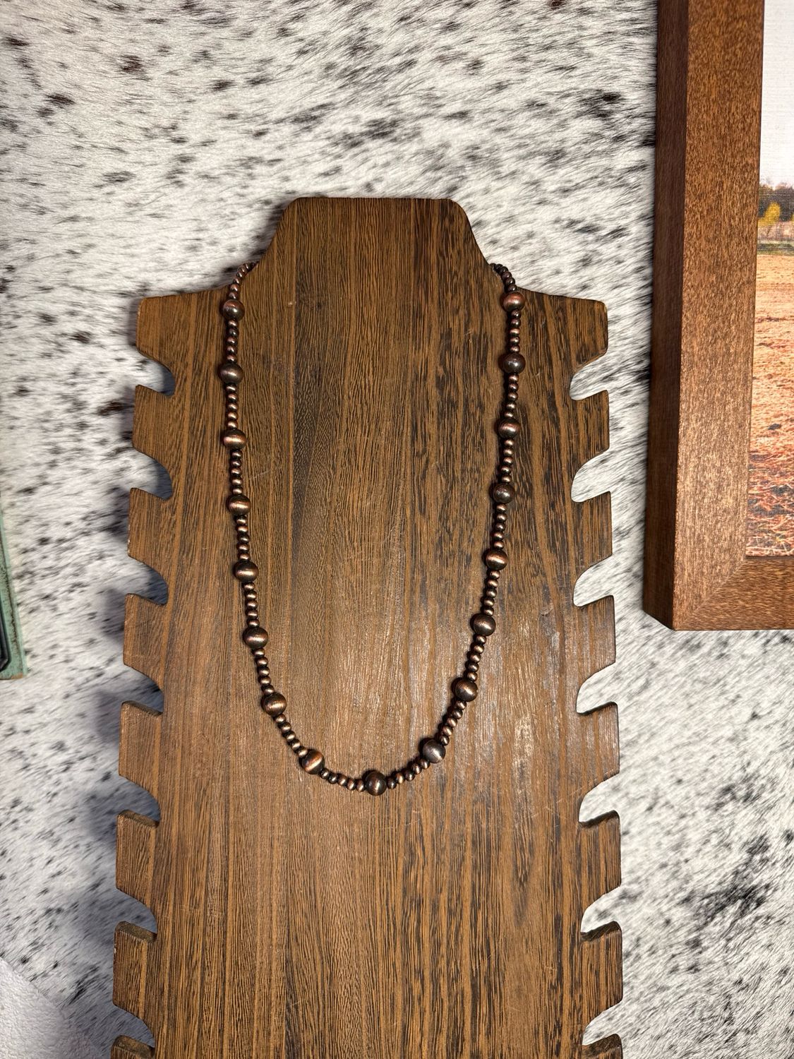 Faux Copper Navajo Pearls