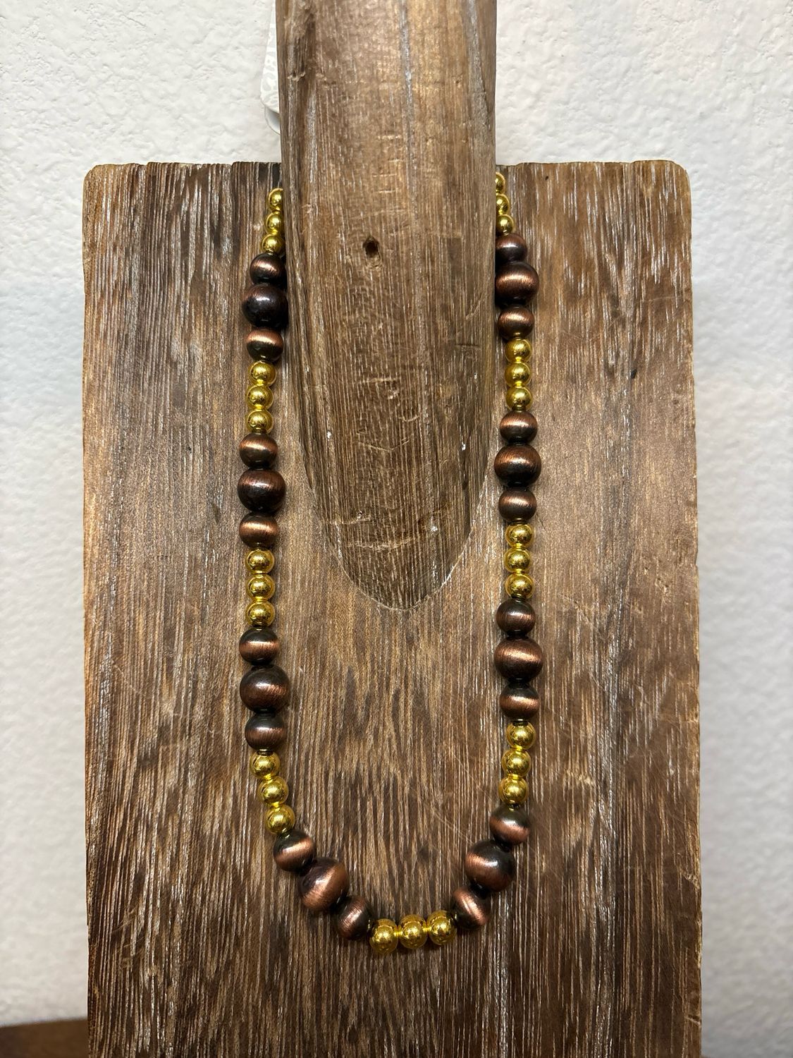 Faux Navajo Pearls &amp; Gold