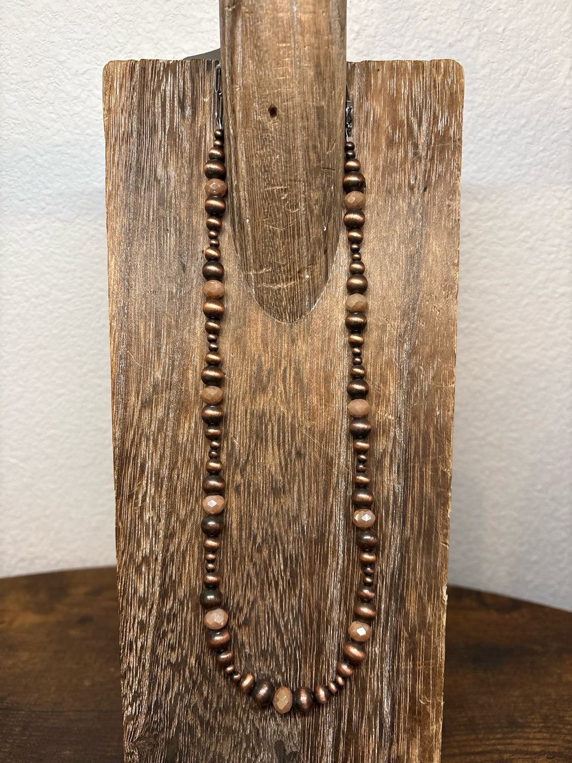 Faux Copper Navajo Pearls