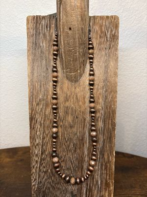 Faux Copper Navajo Pearls