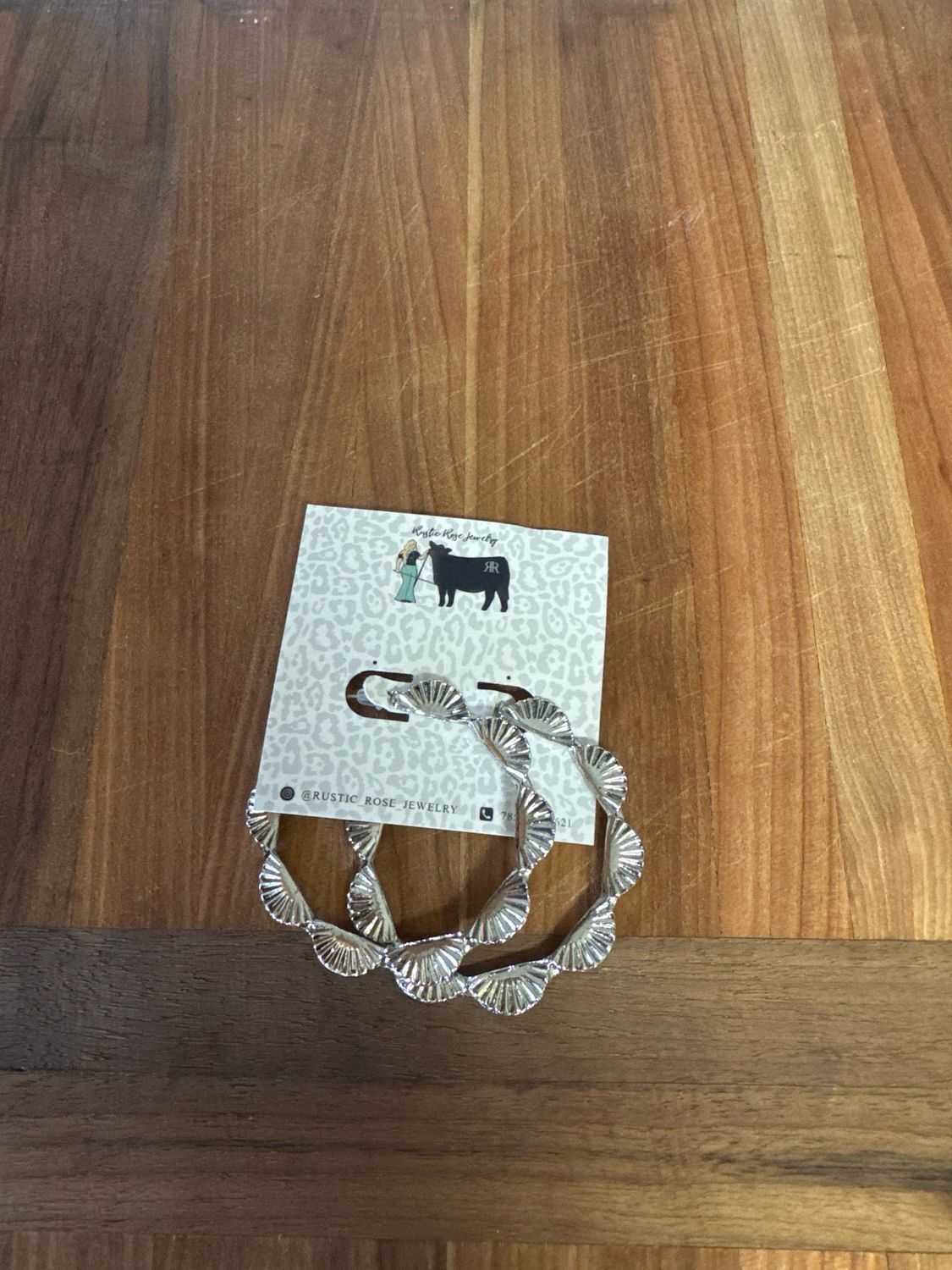 Silver Plated Hoops