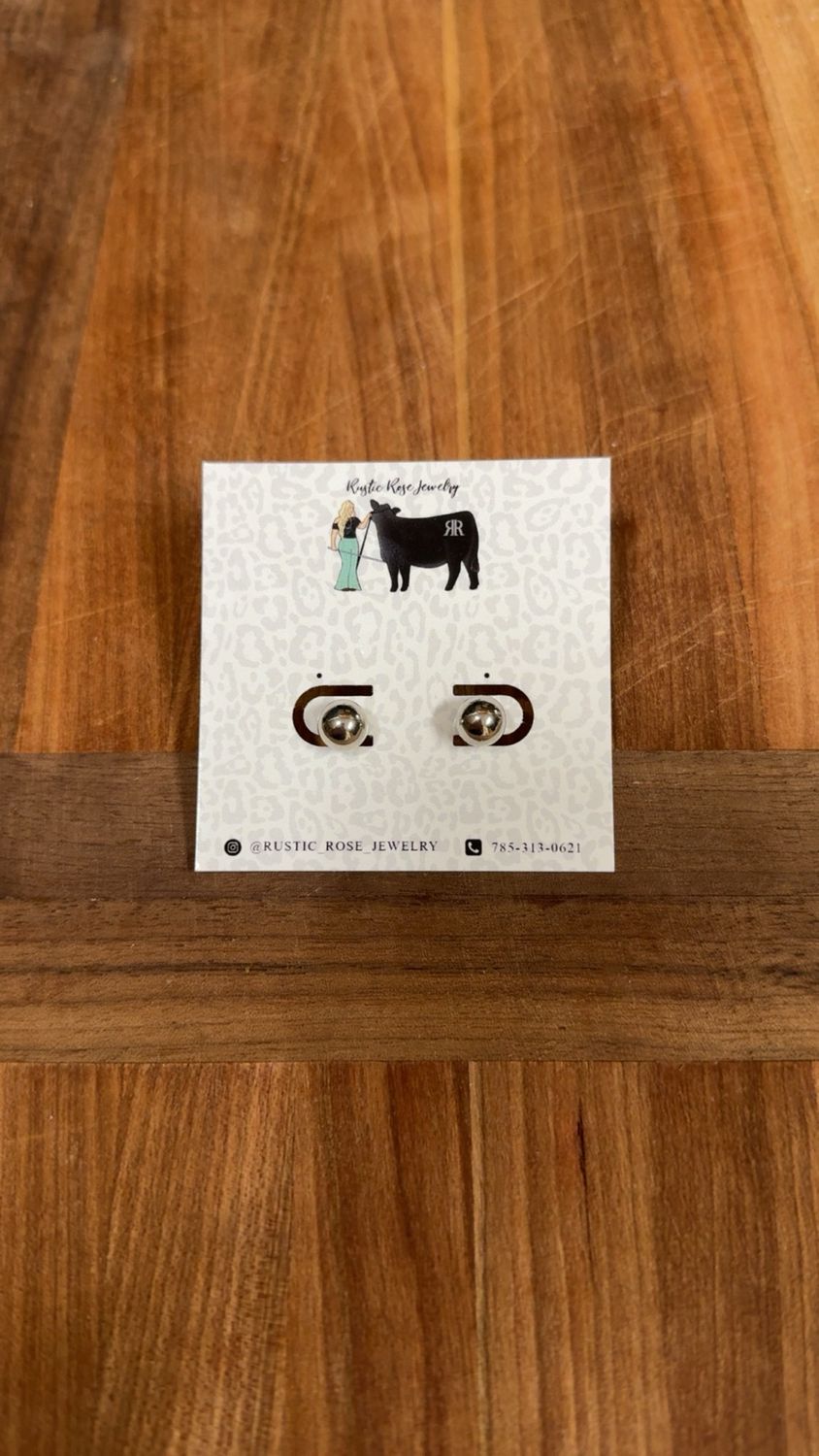 Silver Plated Studs