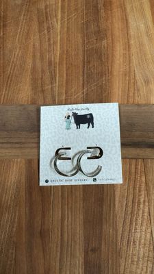 Silver Plated Hoop