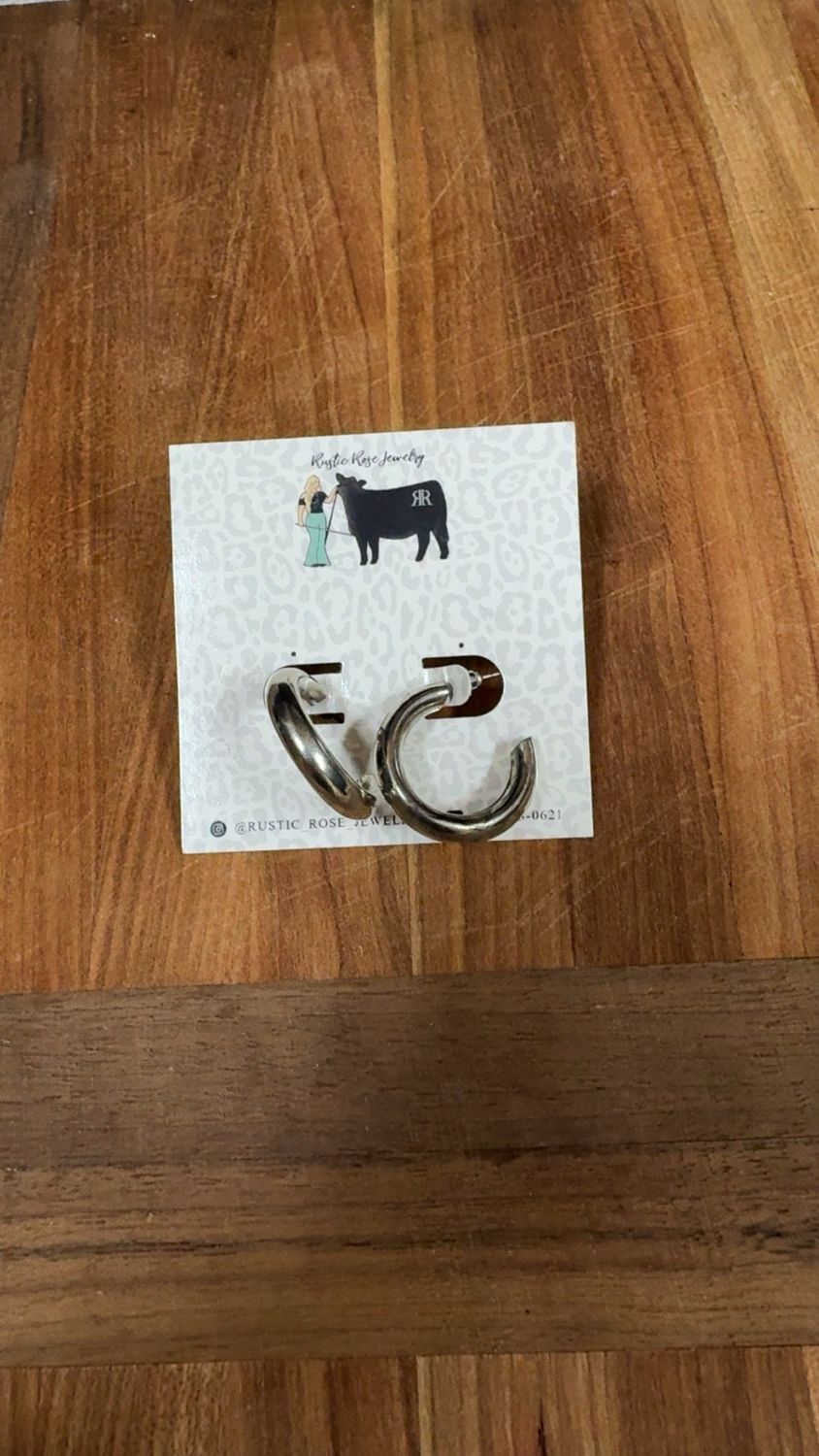 Silver Plated Hoops