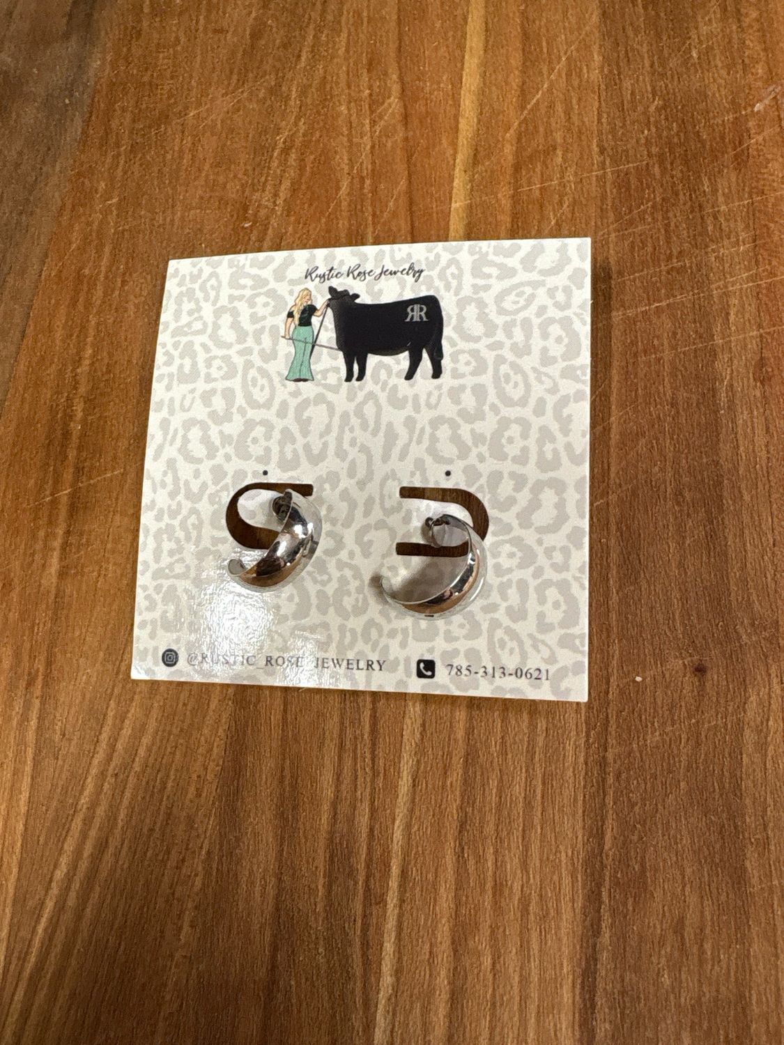 Small Silver Plated Hoops