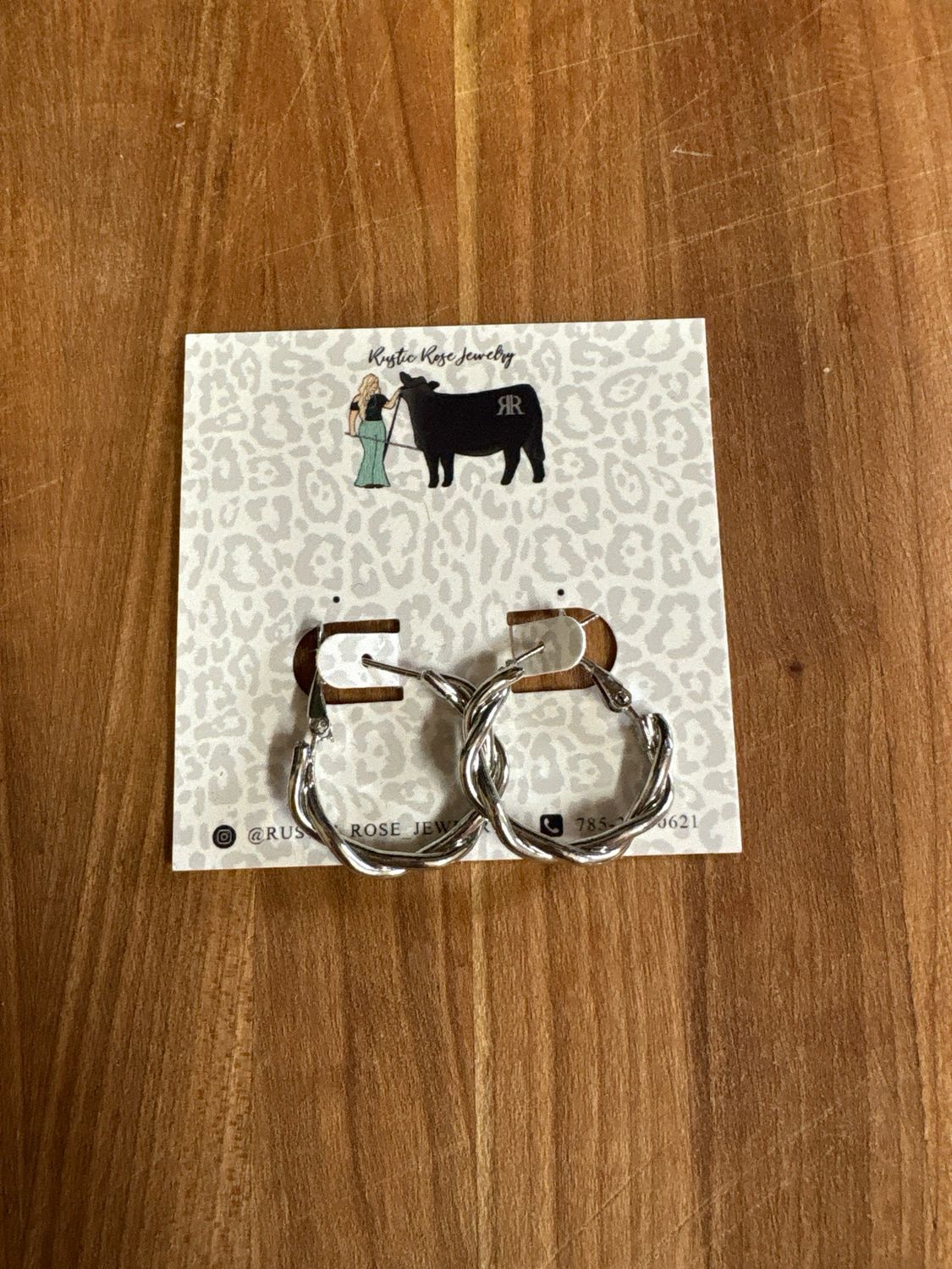 Silver Plated Hoops