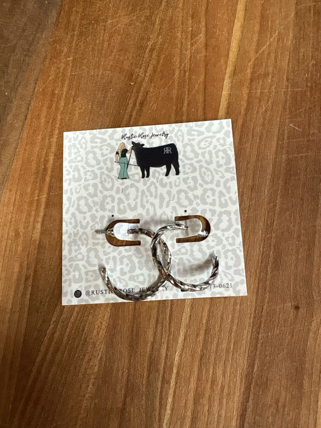 Silver Plated Hoops