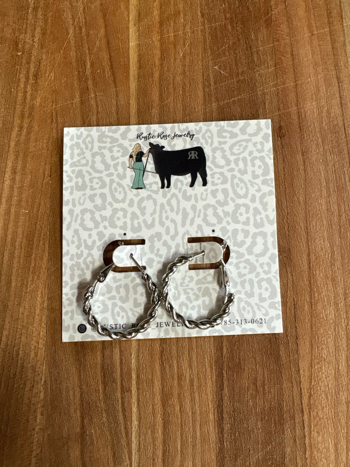 Silver Plated Hoops