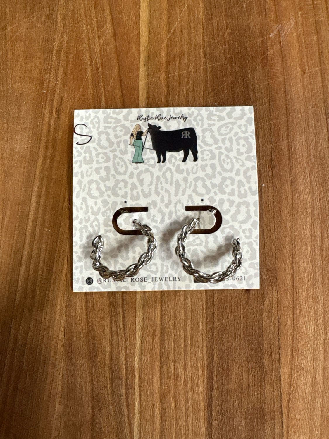 Silver Plated Hoops
