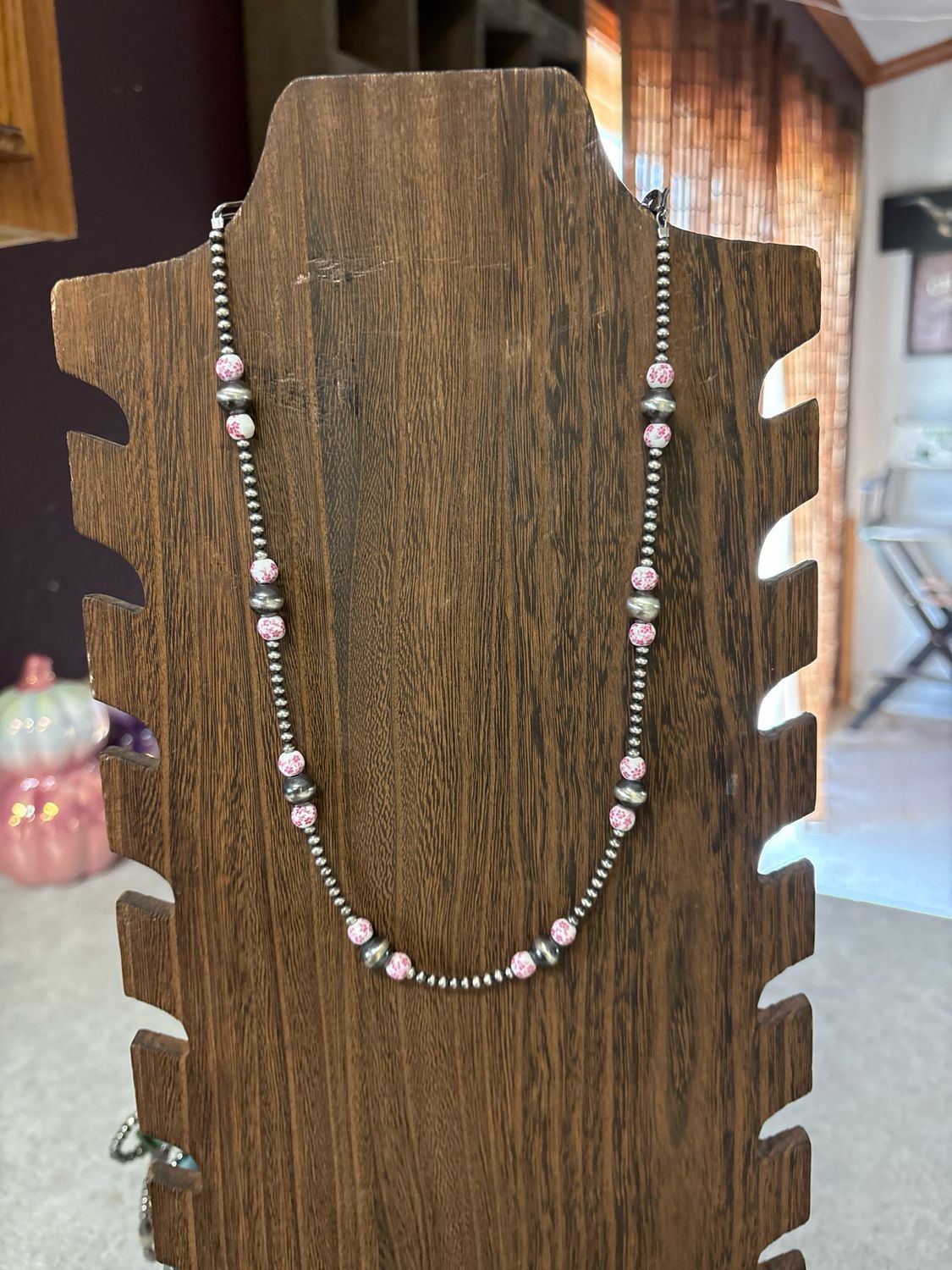 Pink China &amp; Navajo Pearls