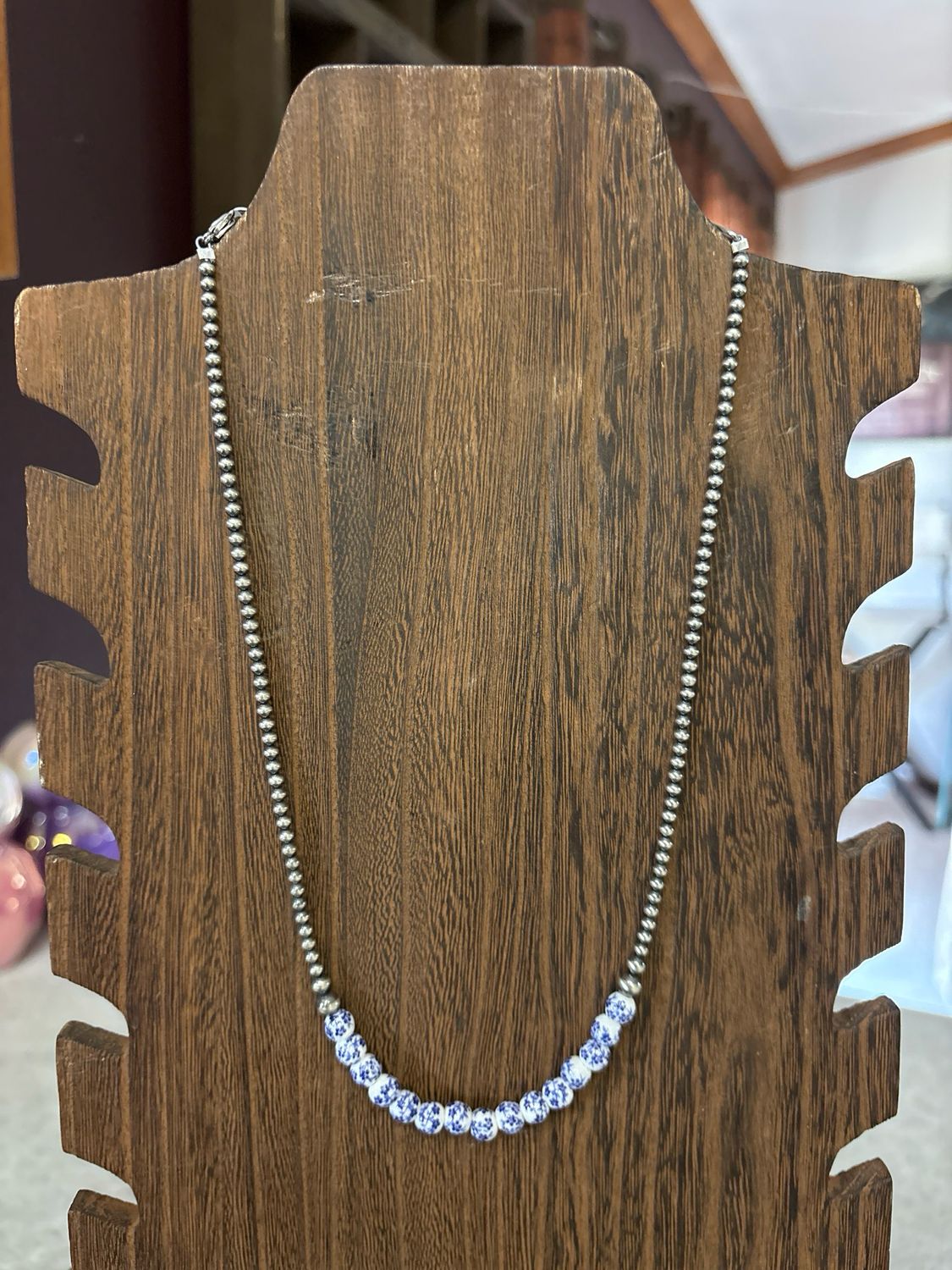 Blue China &amp; Navajo Pearls