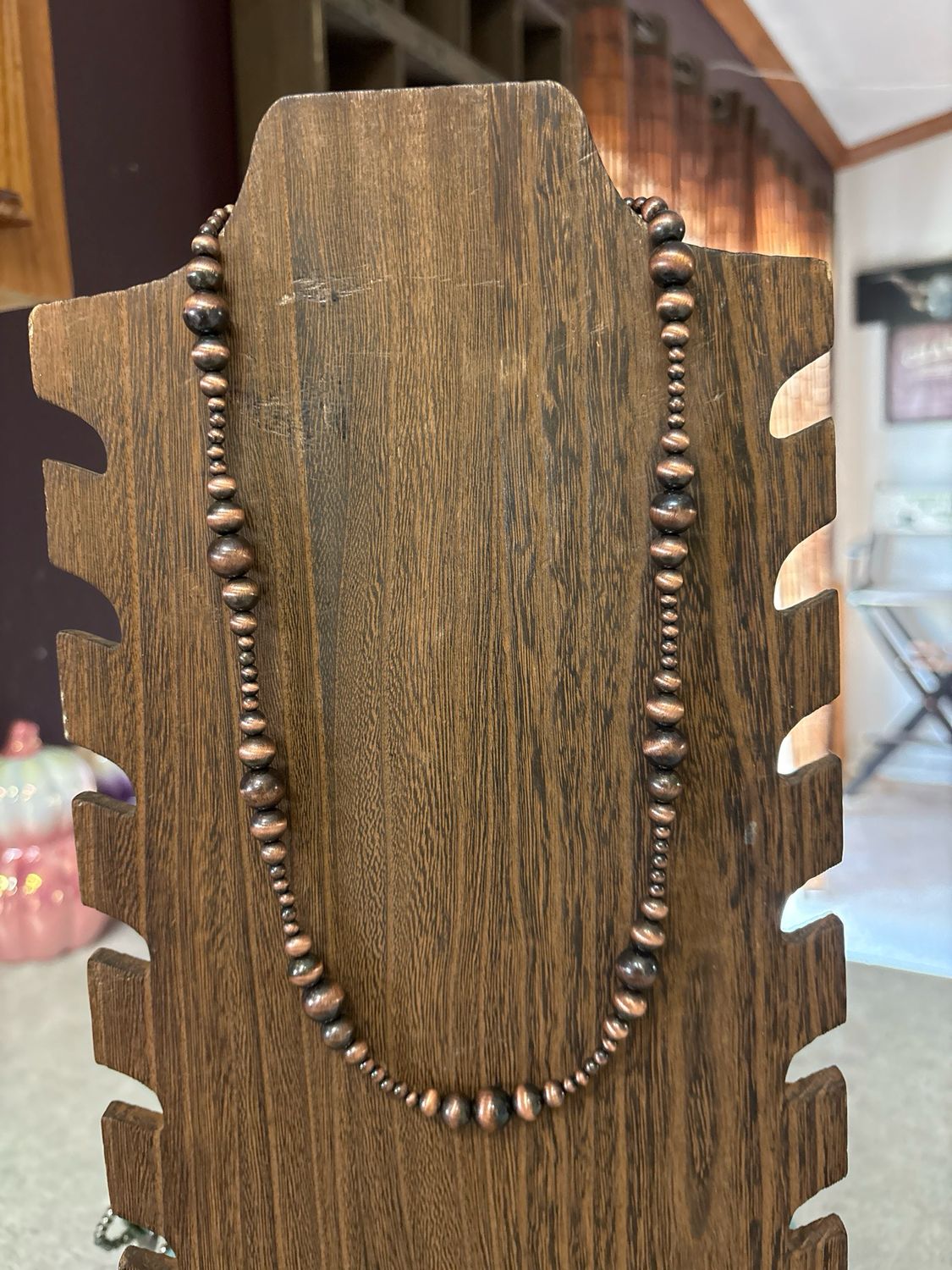 Faux Copper Navajo Pearls