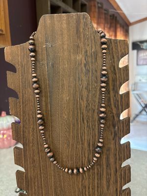 Faux Copper Navajo Pearls