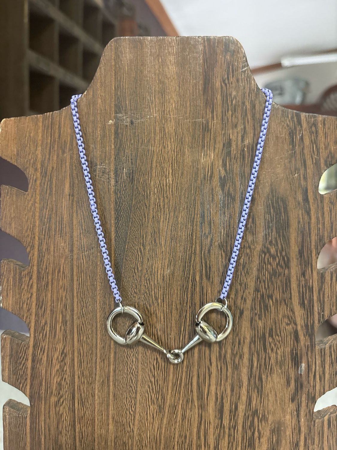 Bridle Bit &amp; Lavender Chain