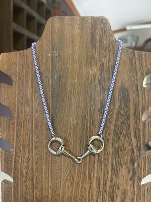 Bridle Bit &amp; Lavender Chain