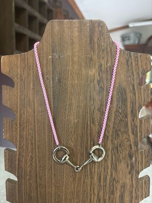 Bridle Bit &amp; Pink Chain