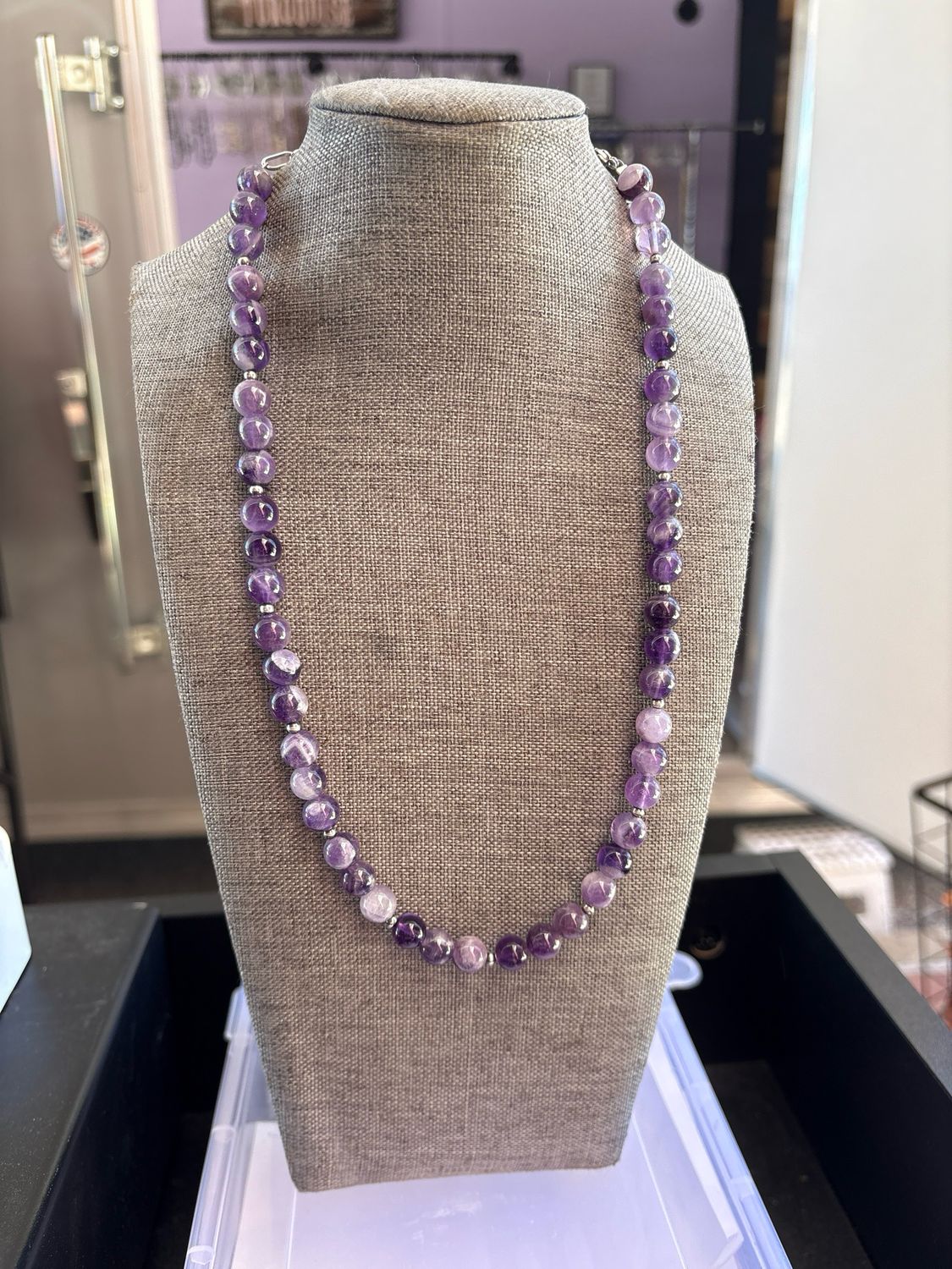 Amethyst &amp; Navajo Pearls