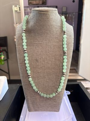 Green Aventurine &amp; Navajo Pearls