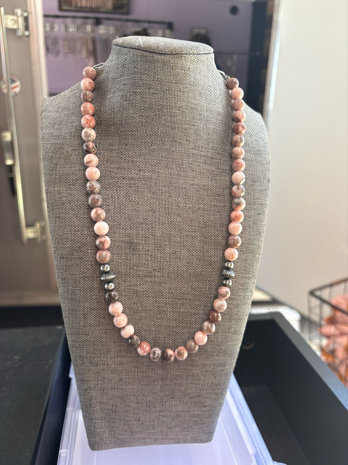 Rhondite &amp; Navajo Pearls