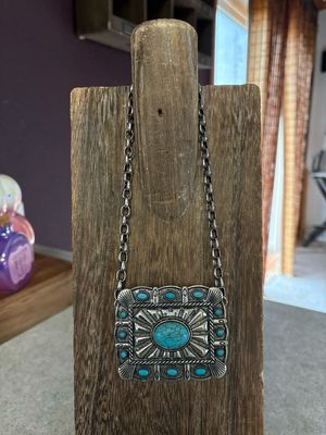 Faux Turquoise Buckle