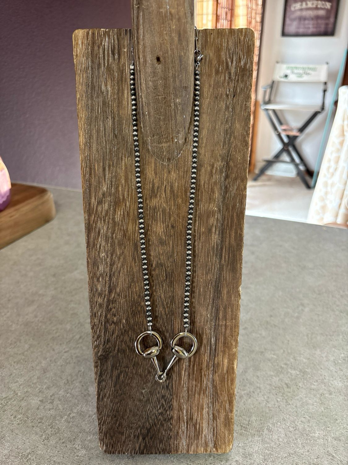 4 mm Navajo Pearls &amp; Bridle Bit