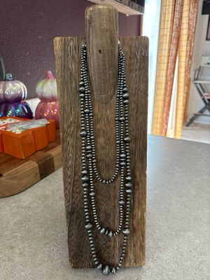 3 Strand Faux Navajo Pearls