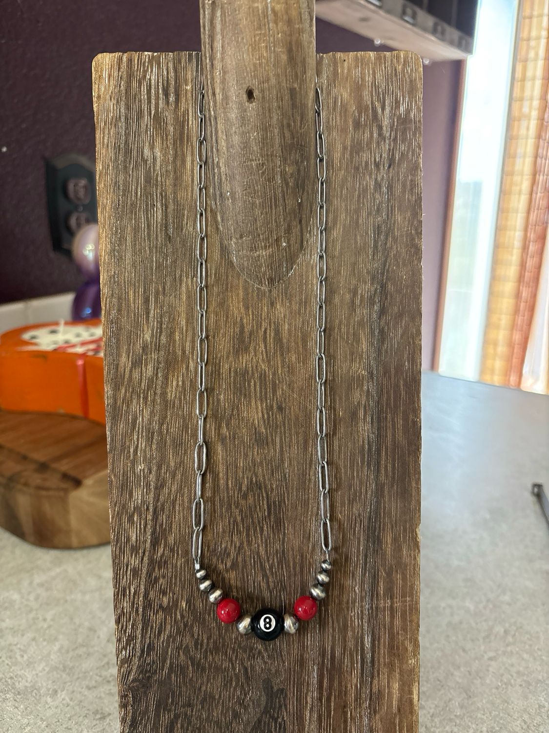8 Ball &amp; Navajo Pearls Stacker