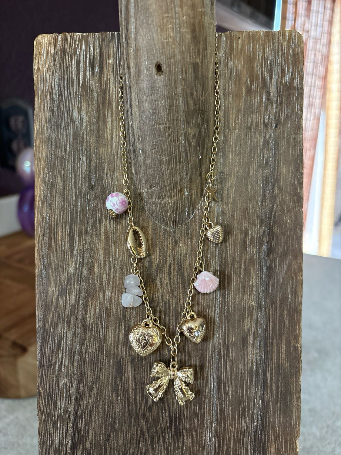 Gold Charm Necklace
