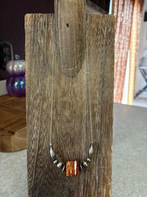 Orange Spiny Oyster &amp; Navajo Pearls Stacker
