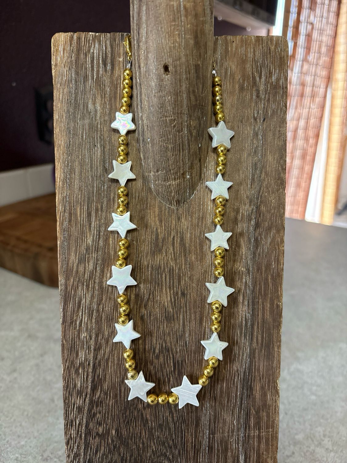 Gold &amp; Mother Of Pearl Stars