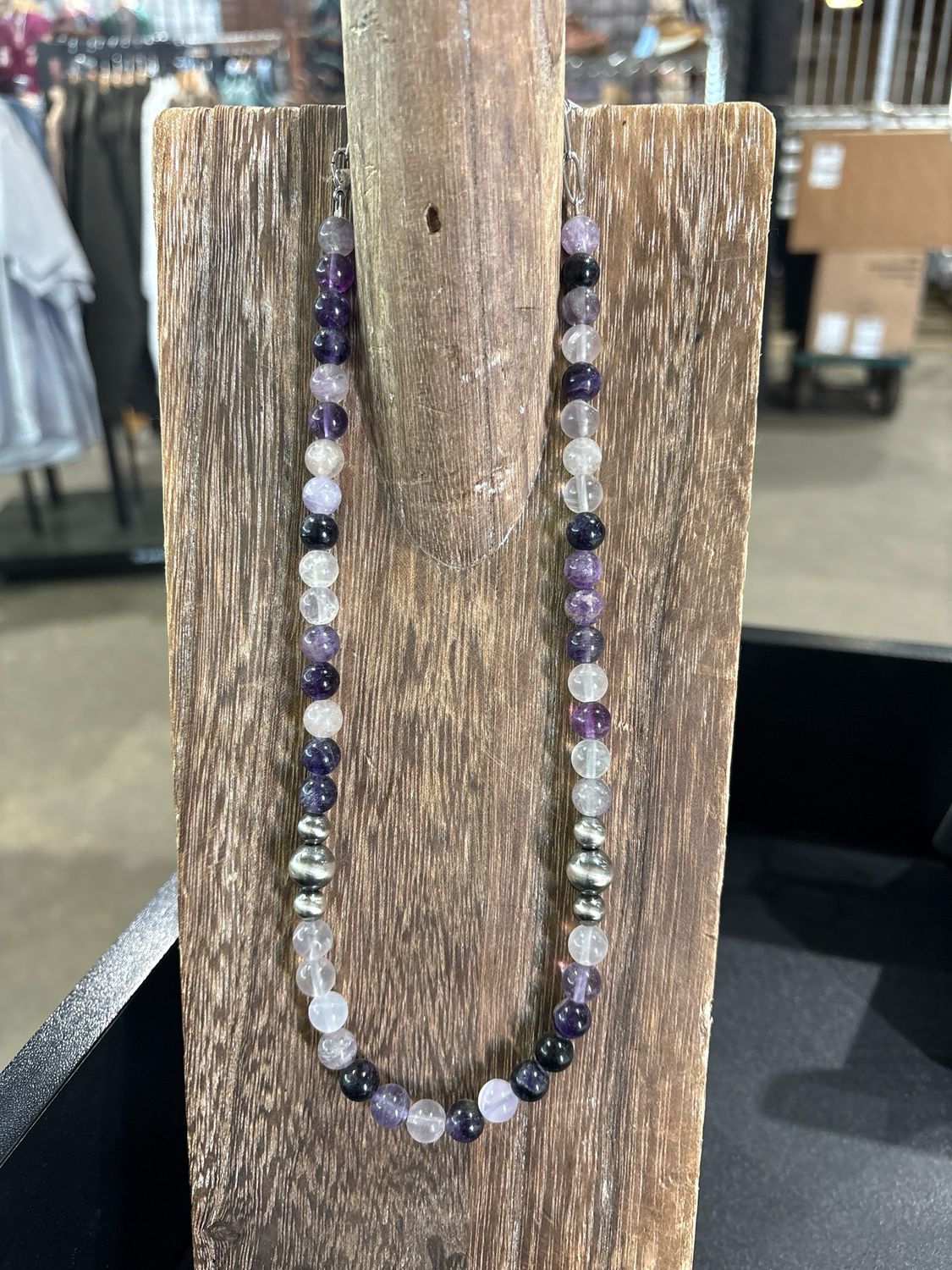 Amethyst &amp; Navajo Pearls
