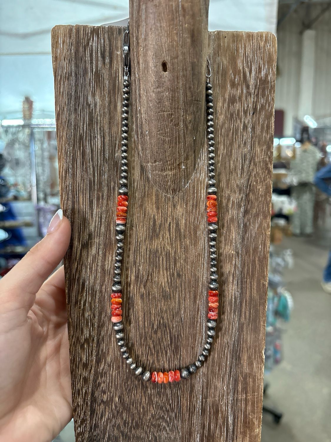 Red Spiny Oyster &amp; Navajo Pearls