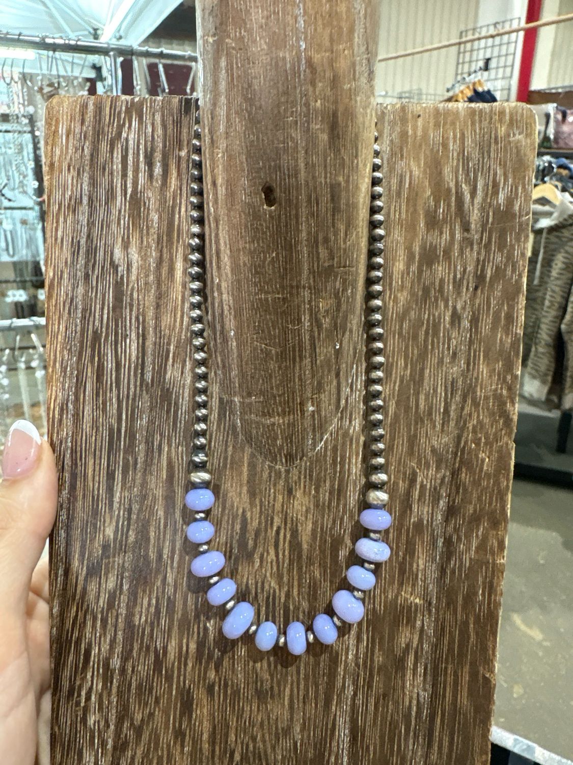 Purple Opal &amp; Navajo Pearls