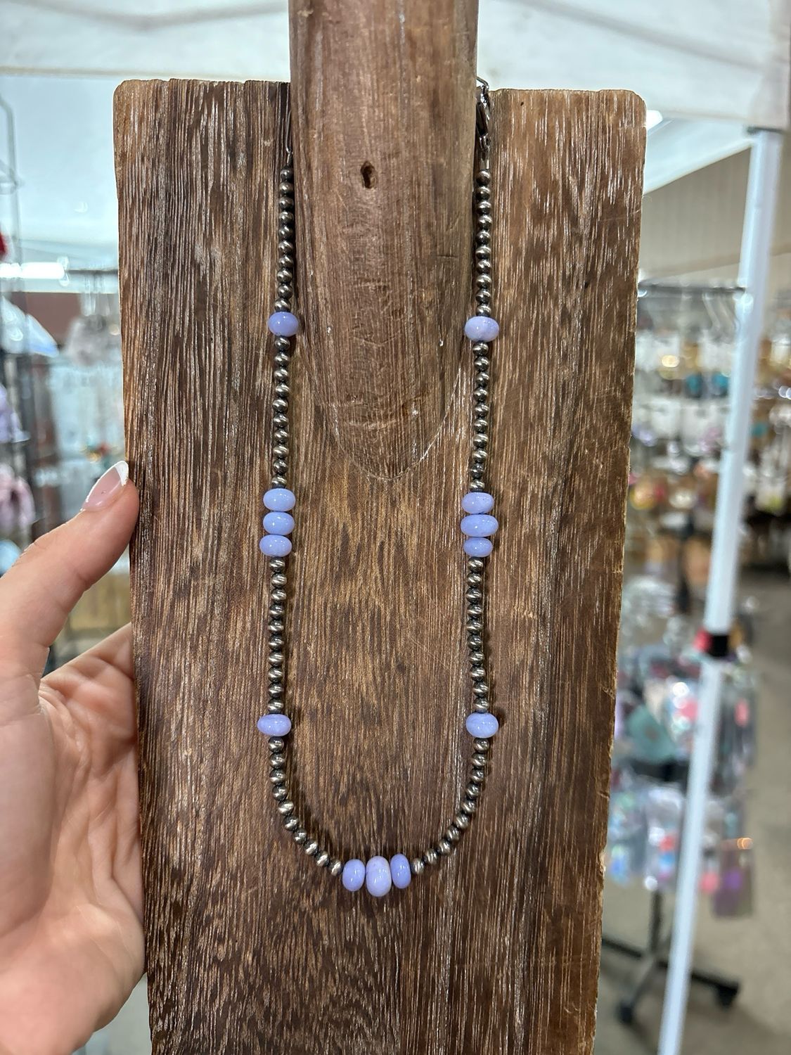 Purple Opal &amp; Navajo Pearls