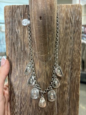 Cowboy Hat Charm Necklace